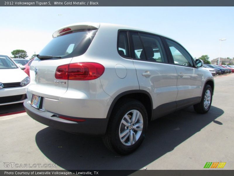 White Gold Metallic / Black 2012 Volkswagen Tiguan S