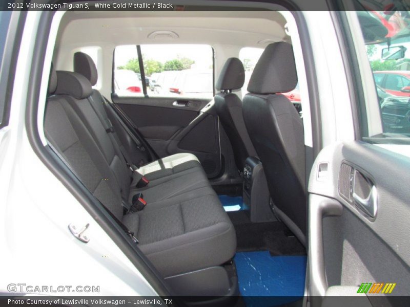 White Gold Metallic / Black 2012 Volkswagen Tiguan S