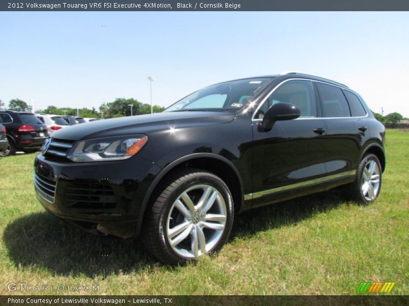 Black / Cornsilk Beige 2012 Volkswagen Touareg VR6 FSI Executive 4XMotion