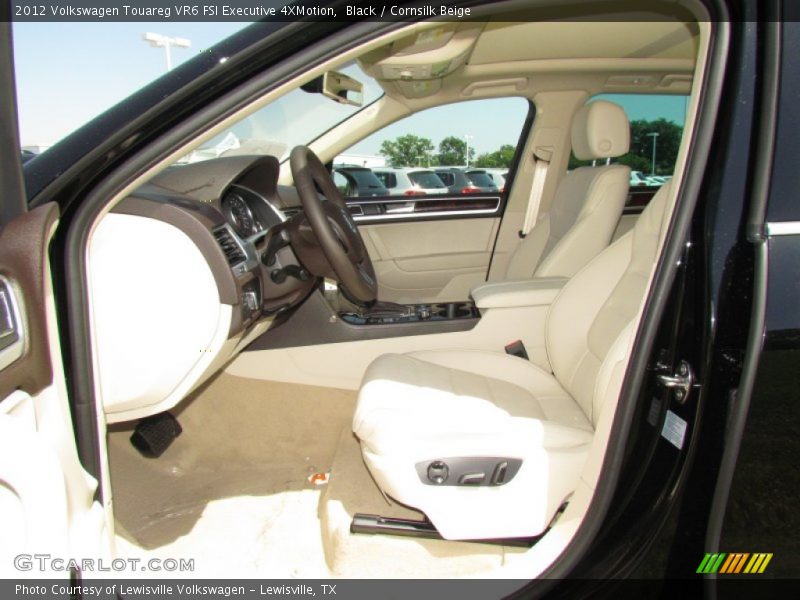 Black / Cornsilk Beige 2012 Volkswagen Touareg VR6 FSI Executive 4XMotion
