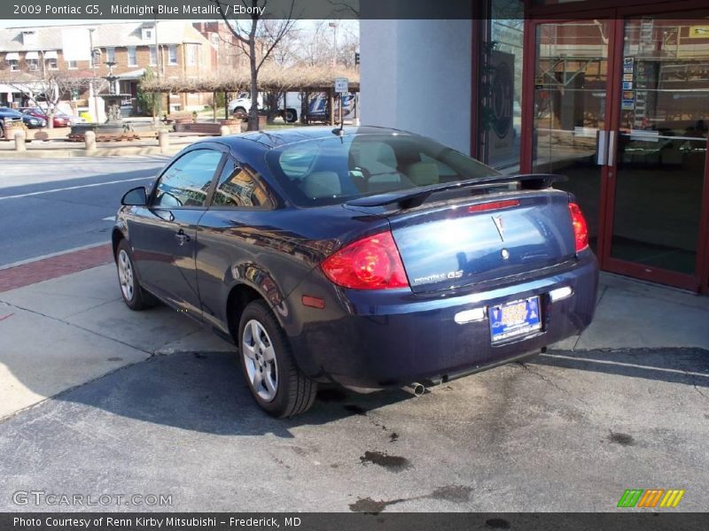 Midnight Blue Metallic / Ebony 2009 Pontiac G5