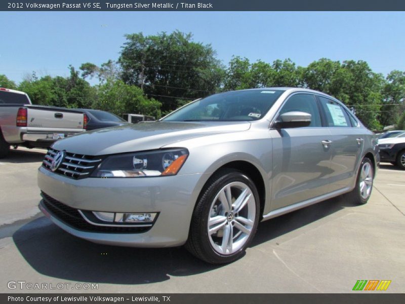 Tungsten Silver Metallic / Titan Black 2012 Volkswagen Passat V6 SE