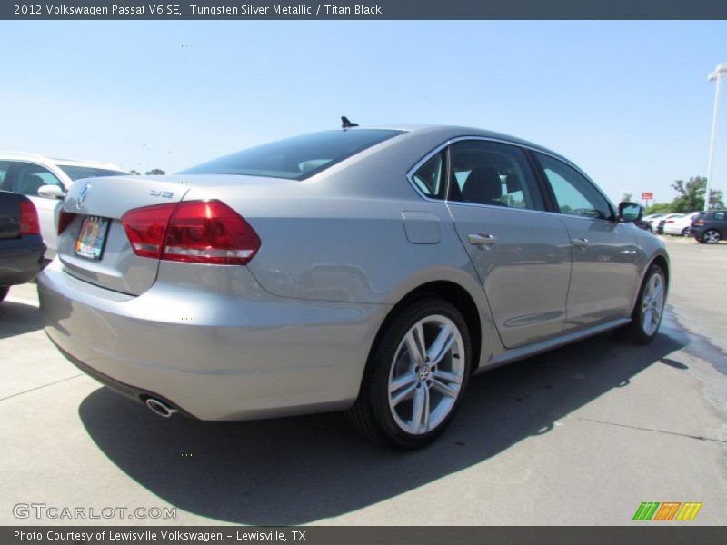Tungsten Silver Metallic / Titan Black 2012 Volkswagen Passat V6 SE