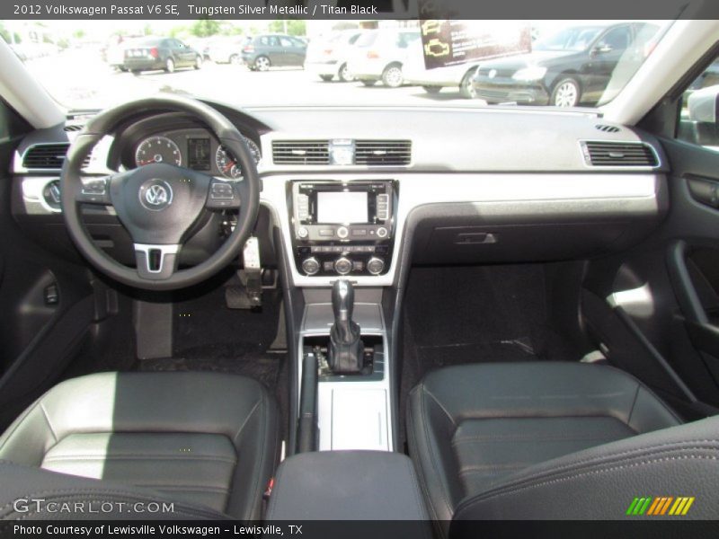 Tungsten Silver Metallic / Titan Black 2012 Volkswagen Passat V6 SE