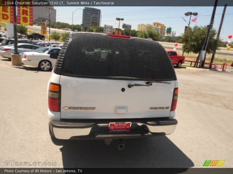 Summit White / Tan/Neutral 2004 Chevrolet Suburban 1500 LT