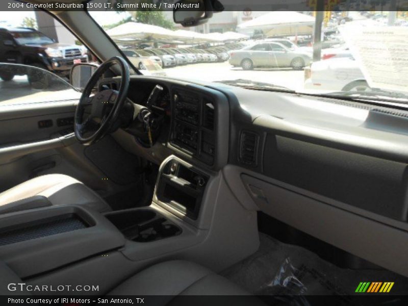 Summit White / Tan/Neutral 2004 Chevrolet Suburban 1500 LT