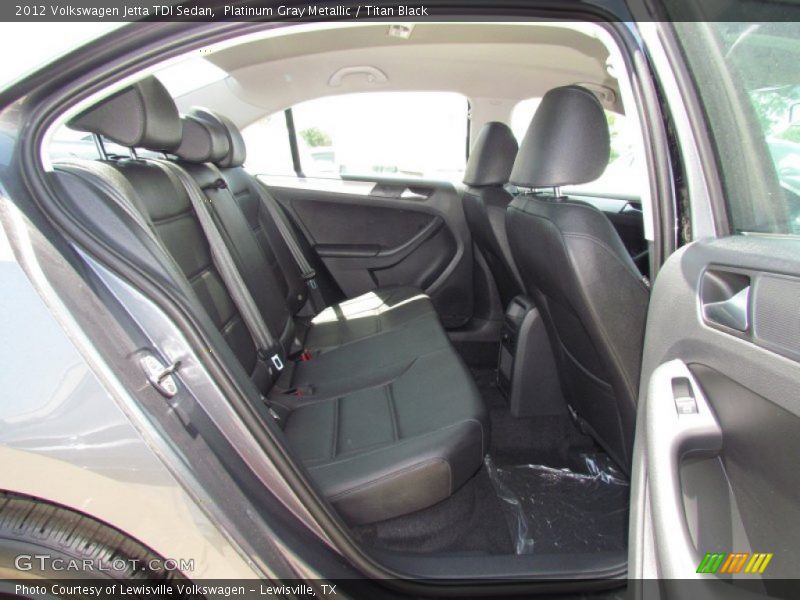 Platinum Gray Metallic / Titan Black 2012 Volkswagen Jetta TDI Sedan