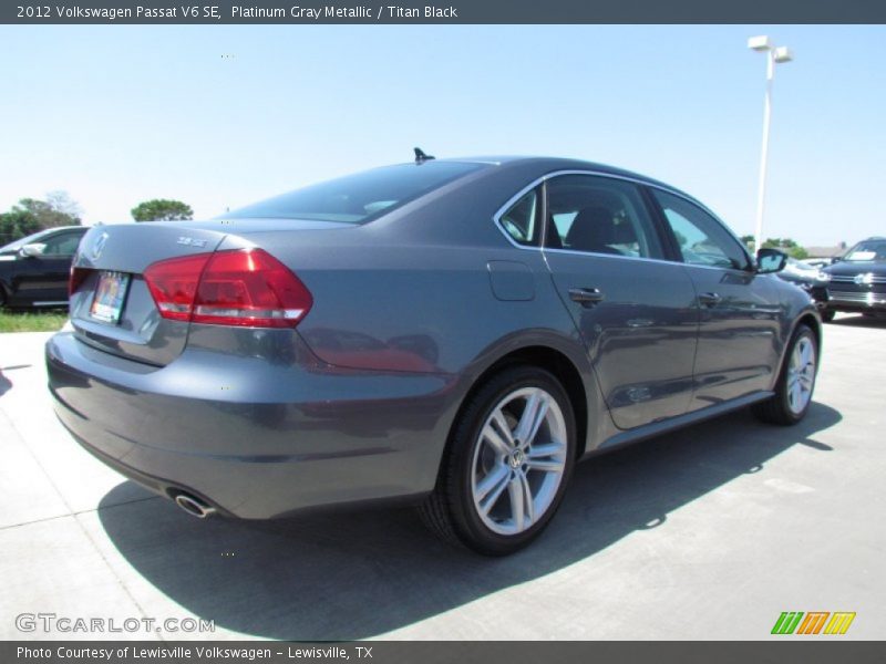 Platinum Gray Metallic / Titan Black 2012 Volkswagen Passat V6 SE