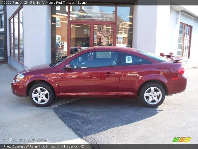 Performance Red Tintcoat / Ebony 2009 Pontiac G5 XFE