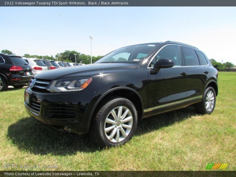 Black / Black Anthracite 2012 Volkswagen Touareg TDI Sport 4XMotion