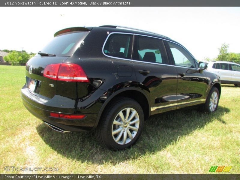 Black / Black Anthracite 2012 Volkswagen Touareg TDI Sport 4XMotion