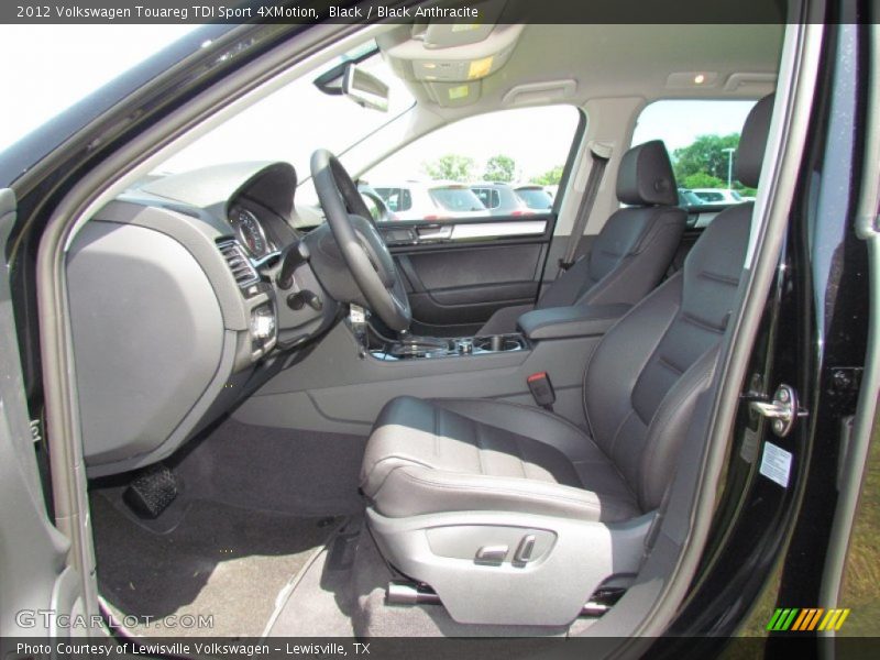 Black / Black Anthracite 2012 Volkswagen Touareg TDI Sport 4XMotion