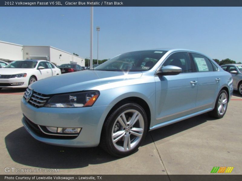Glacier Blue Metallic / Titan Black 2012 Volkswagen Passat V6 SEL