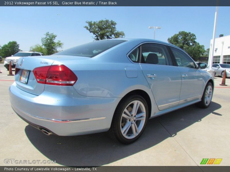 Glacier Blue Metallic / Titan Black 2012 Volkswagen Passat V6 SEL