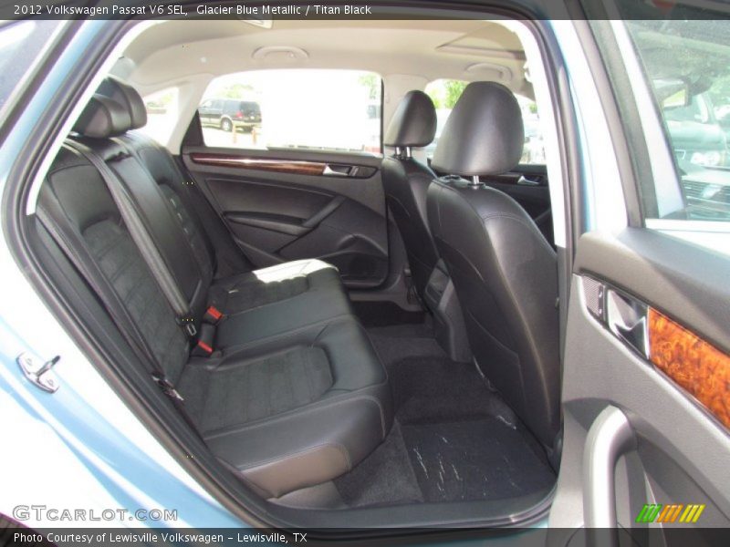 Glacier Blue Metallic / Titan Black 2012 Volkswagen Passat V6 SEL