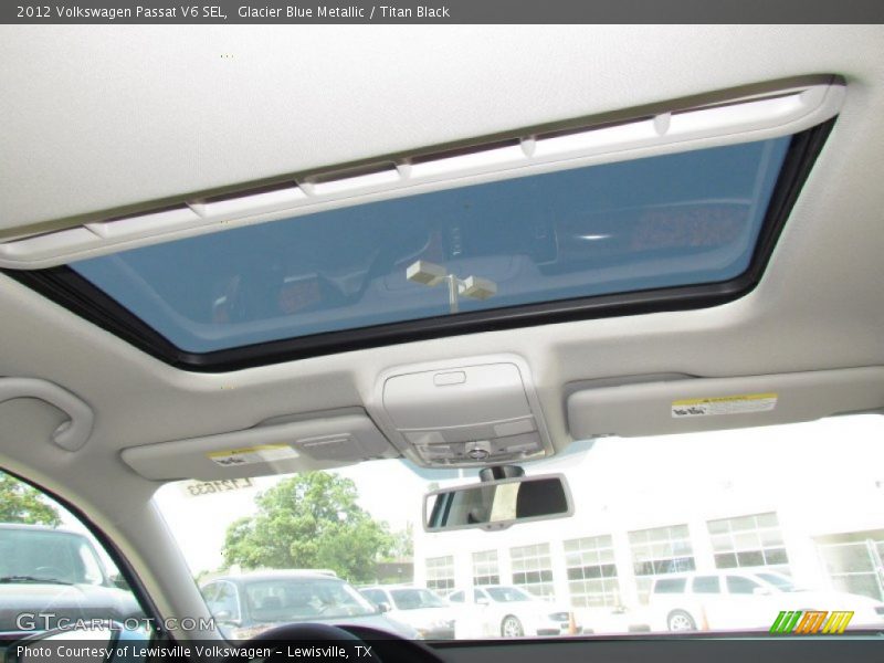 Glacier Blue Metallic / Titan Black 2012 Volkswagen Passat V6 SEL