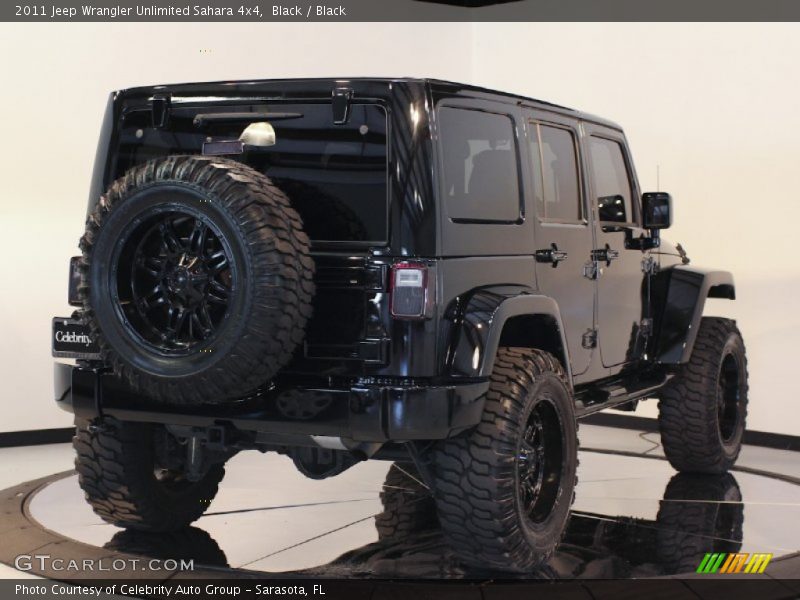Black / Black 2011 Jeep Wrangler Unlimited Sahara 4x4
