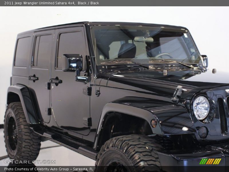 Black / Black 2011 Jeep Wrangler Unlimited Sahara 4x4