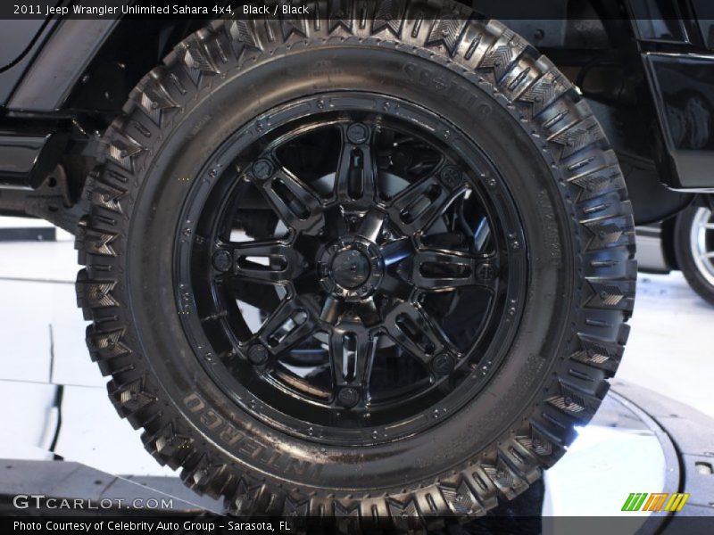 Black / Black 2011 Jeep Wrangler Unlimited Sahara 4x4