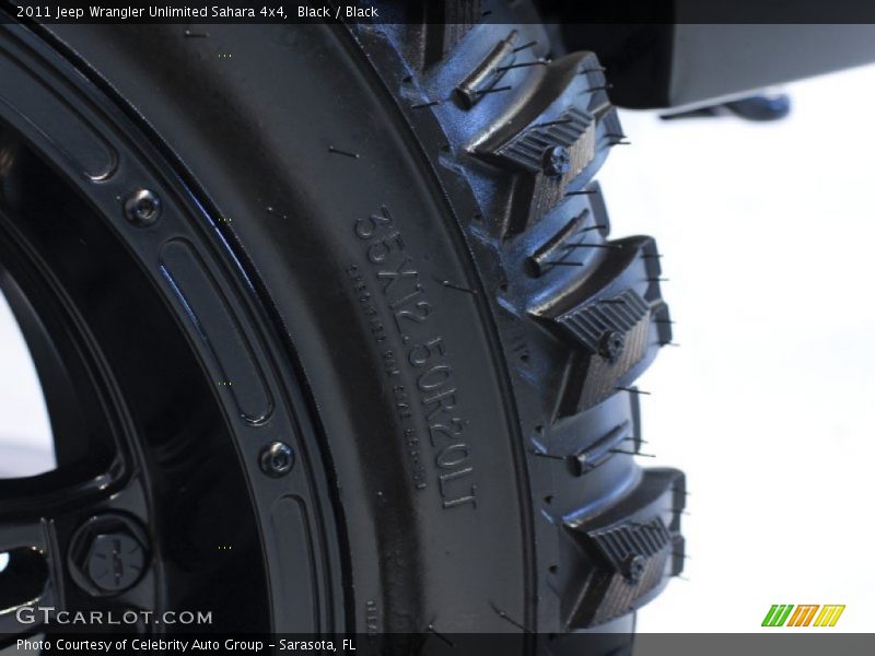 Black / Black 2011 Jeep Wrangler Unlimited Sahara 4x4