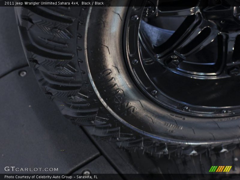 Black / Black 2011 Jeep Wrangler Unlimited Sahara 4x4