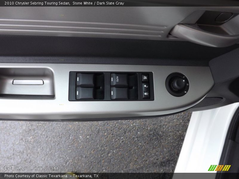 Stone White / Dark Slate Gray 2010 Chrysler Sebring Touring Sedan