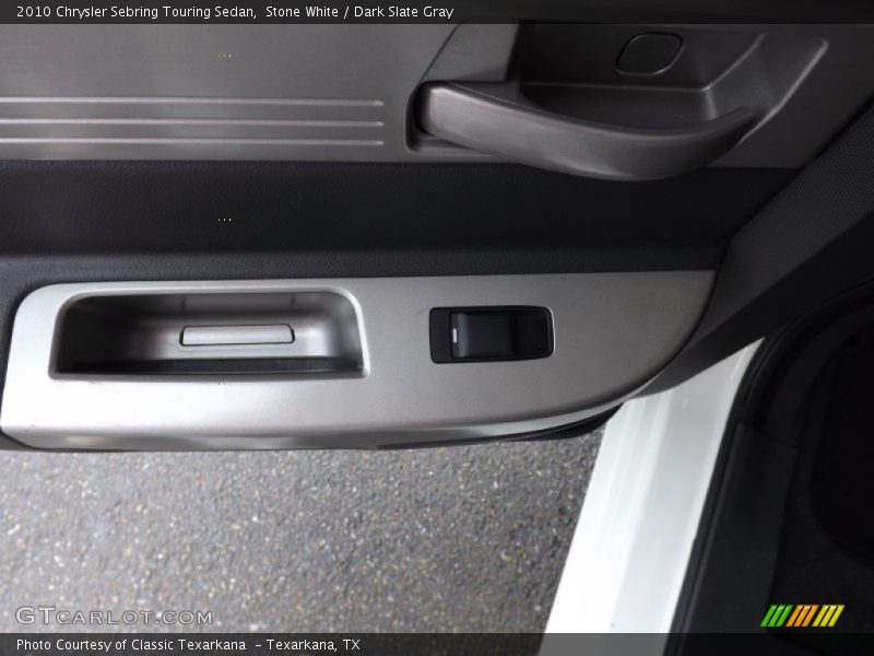 Stone White / Dark Slate Gray 2010 Chrysler Sebring Touring Sedan
