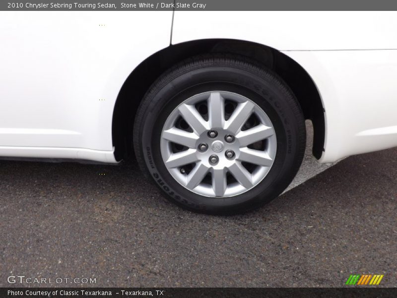 Stone White / Dark Slate Gray 2010 Chrysler Sebring Touring Sedan