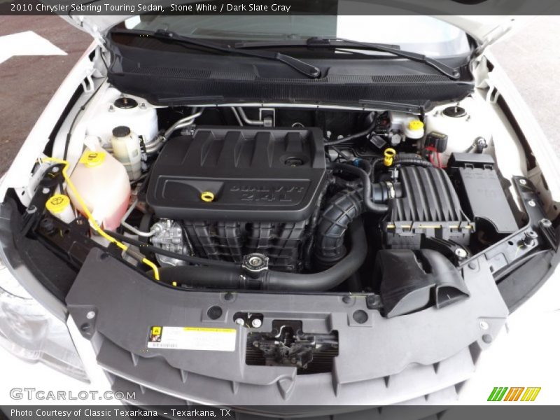 Stone White / Dark Slate Gray 2010 Chrysler Sebring Touring Sedan