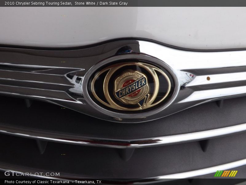 Stone White / Dark Slate Gray 2010 Chrysler Sebring Touring Sedan