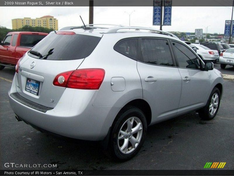 Silver Ice / Black 2009 Nissan Rogue SL
