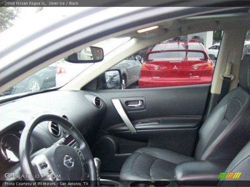 Silver Ice / Black 2009 Nissan Rogue SL