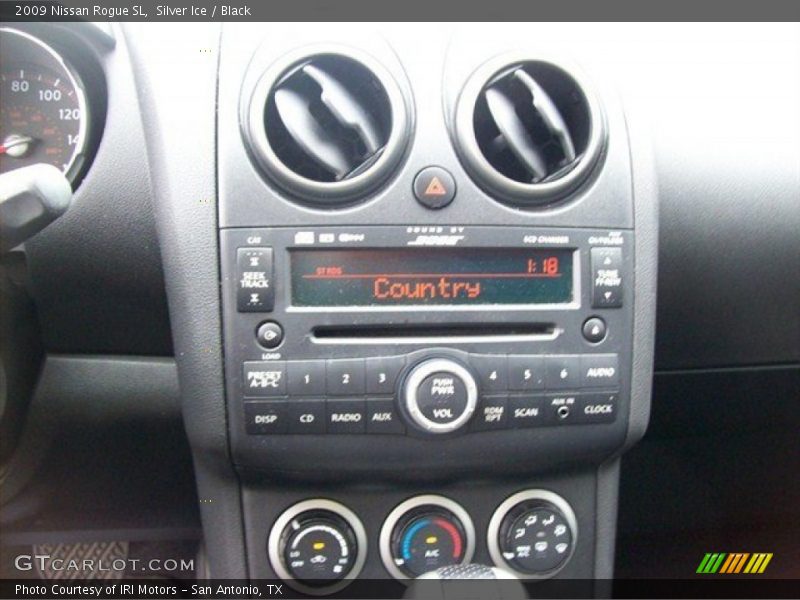 Silver Ice / Black 2009 Nissan Rogue SL