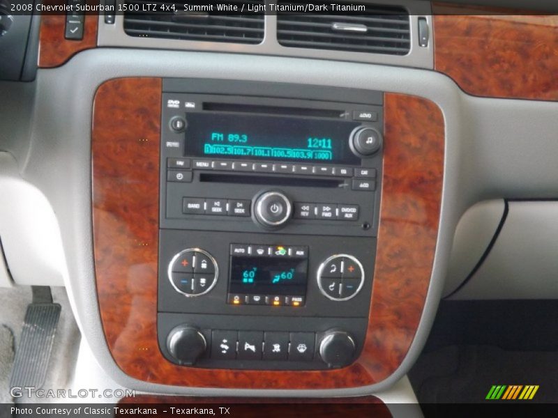 Summit White / Light Titanium/Dark Titanium 2008 Chevrolet Suburban 1500 LTZ 4x4