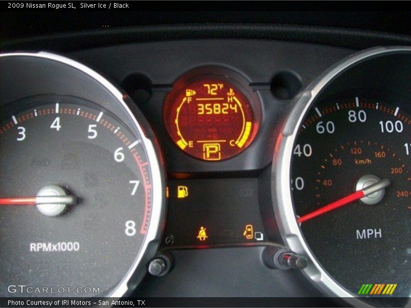 Silver Ice / Black 2009 Nissan Rogue SL