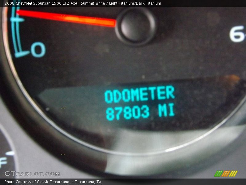 Summit White / Light Titanium/Dark Titanium 2008 Chevrolet Suburban 1500 LTZ 4x4