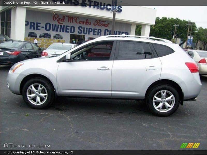 Silver Ice / Black 2009 Nissan Rogue SL