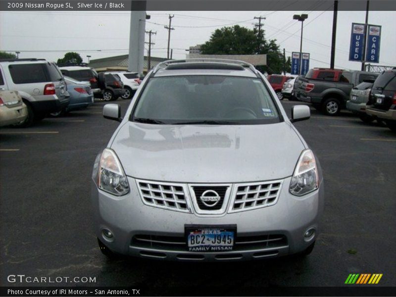 Silver Ice / Black 2009 Nissan Rogue SL