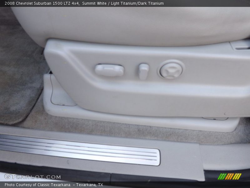 Summit White / Light Titanium/Dark Titanium 2008 Chevrolet Suburban 1500 LTZ 4x4