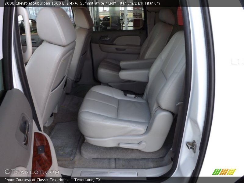 Summit White / Light Titanium/Dark Titanium 2008 Chevrolet Suburban 1500 LTZ 4x4