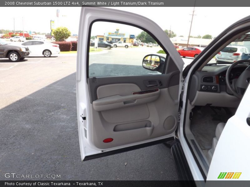 Summit White / Light Titanium/Dark Titanium 2008 Chevrolet Suburban 1500 LTZ 4x4