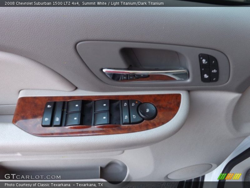 Summit White / Light Titanium/Dark Titanium 2008 Chevrolet Suburban 1500 LTZ 4x4