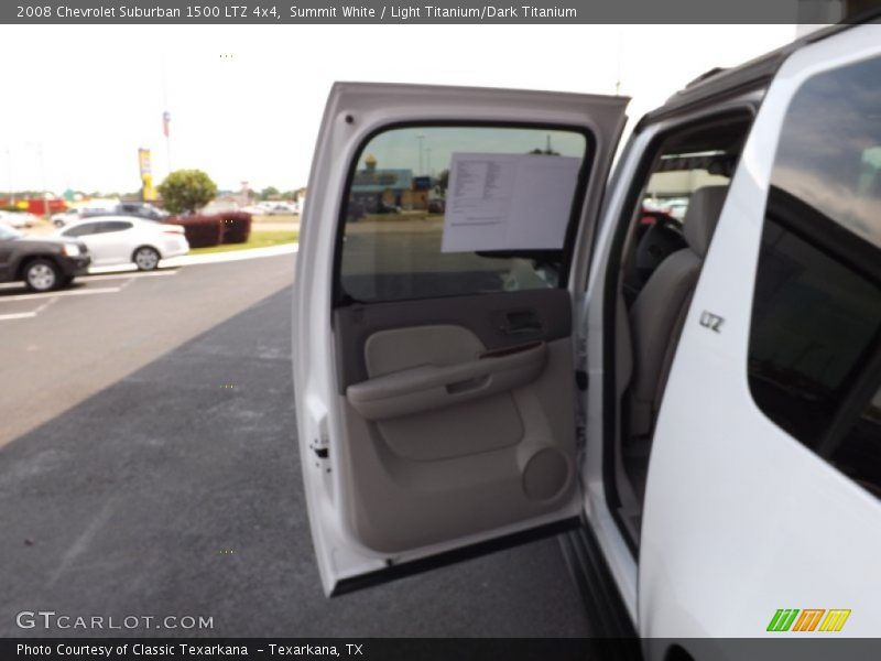 Summit White / Light Titanium/Dark Titanium 2008 Chevrolet Suburban 1500 LTZ 4x4
