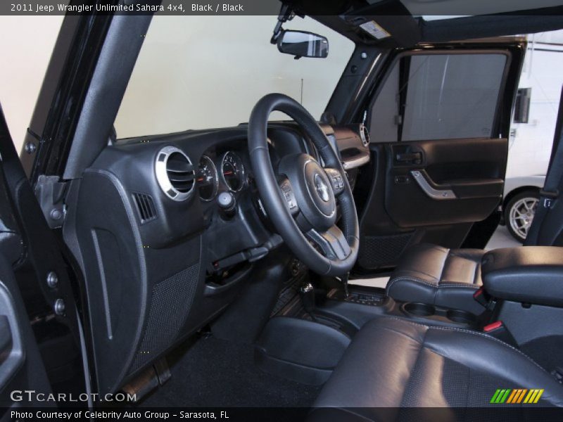 Black / Black 2011 Jeep Wrangler Unlimited Sahara 4x4