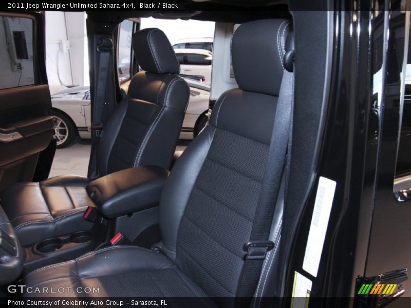 Black / Black 2011 Jeep Wrangler Unlimited Sahara 4x4
