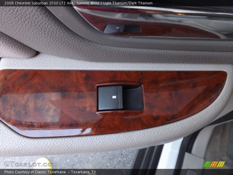 Summit White / Light Titanium/Dark Titanium 2008 Chevrolet Suburban 1500 LTZ 4x4