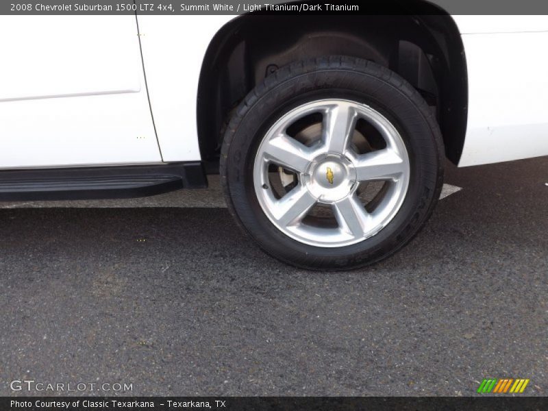 Summit White / Light Titanium/Dark Titanium 2008 Chevrolet Suburban 1500 LTZ 4x4