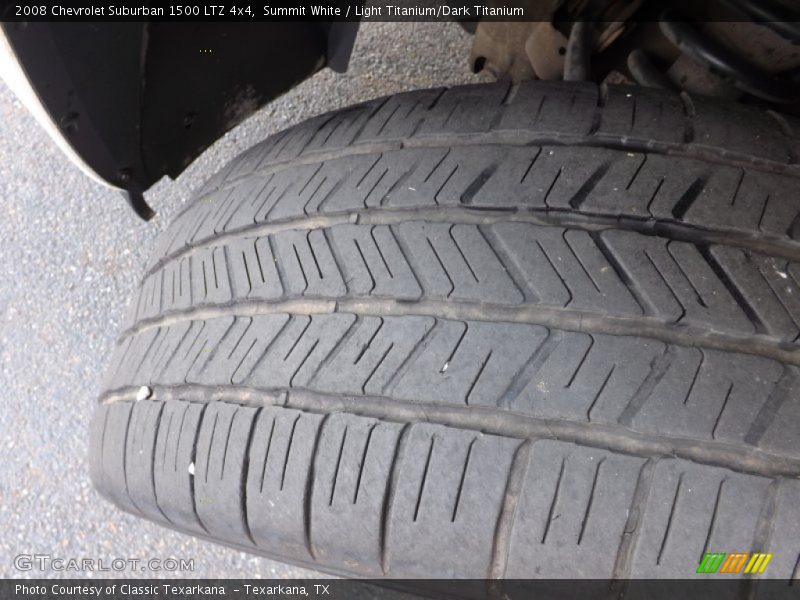 Summit White / Light Titanium/Dark Titanium 2008 Chevrolet Suburban 1500 LTZ 4x4