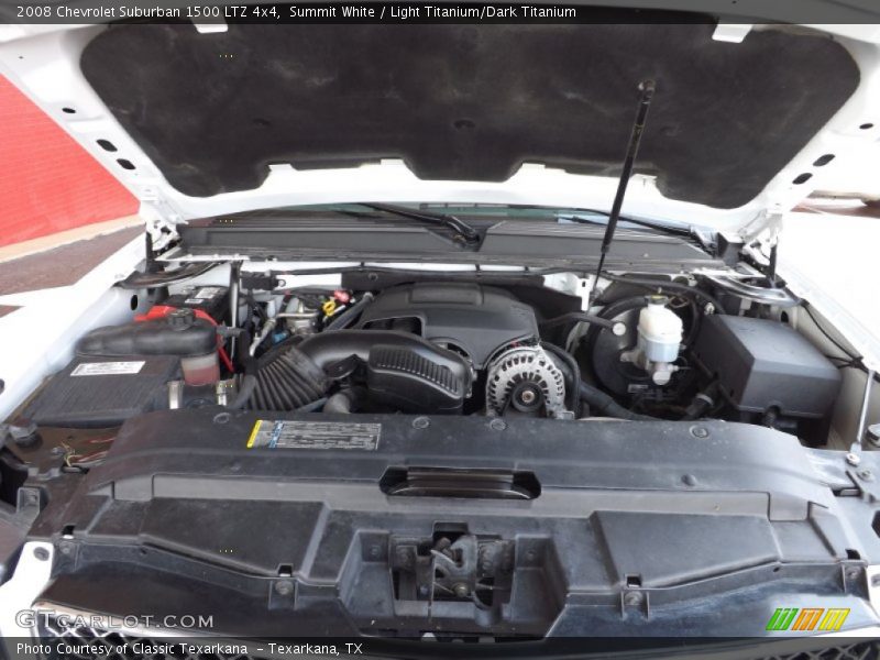 Summit White / Light Titanium/Dark Titanium 2008 Chevrolet Suburban 1500 LTZ 4x4