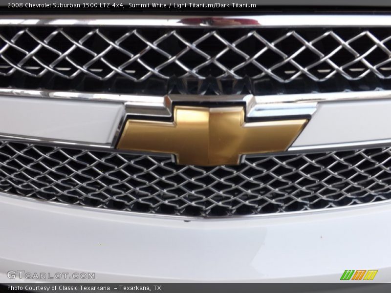 Summit White / Light Titanium/Dark Titanium 2008 Chevrolet Suburban 1500 LTZ 4x4